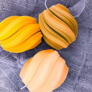 Swirl Sculpture Twists and Twirls Decor Candles | Gift For Him or Her | Handmade